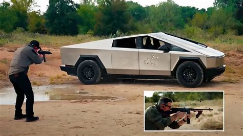 tesla cyber truck bulletproof